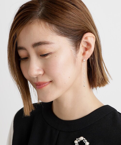 grove(グローブ)の「パール調ロングピアス【入卒対応可】(ピアス(両耳用)・レディース・ゴールド/シルバー・00)」の7枚目の写真