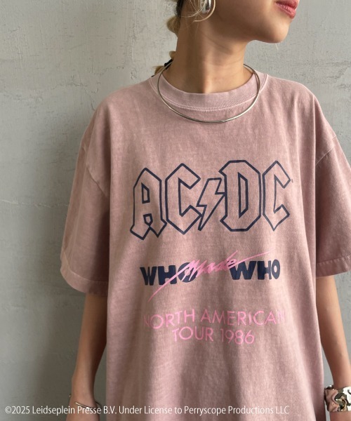 【GOOD ROCK SPEED】ACDC ロゴスウェット　ピンク GOOD ROCK SPEED】ACDC ロゴスウェットピンク