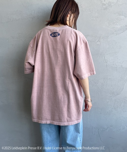 グッドロックスピードAC/DCオーバーサイズ　スウェット ユーズド加工 GOOD ROCK SPEED/グッドロックスピード] 別注 AC/DC ロック