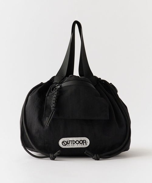 OUTDOOR PRODUCTS（アウトドアプロダクツ）の「OUTDOOR PRODUCTS/アウトドアプロダクツ OUTDOOR Pocket Drawstring Bag バッグ（ハンドバッグ・レディース・カーキ/ブルー/ブラック・FREE）」の22枚目の写真