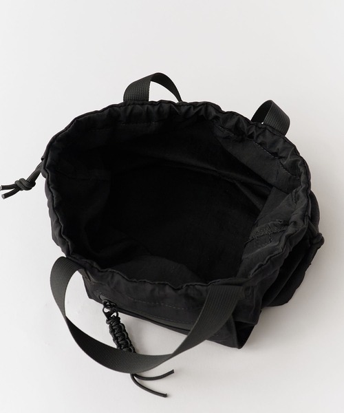 OUTDOOR PRODUCTS（アウトドアプロダクツ）の「OUTDOOR PRODUCTS/アウトドアプロダクツ OUTDOOR Pocket Drawstring Bag バッグ（ハンドバッグ・レディース・カーキ/ブルー/ブラック・FREE）」の15枚目の写真
