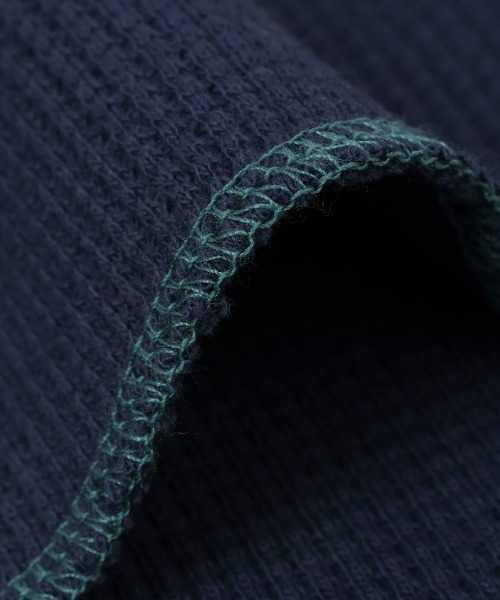 チチカカ(チチカカ)の「配色ステッチサーマルロングTシャツ(Tシャツ/カットソー・レディース・アイボリー/ネイビー/チャコールグレー・FREE)」の19枚目の写真