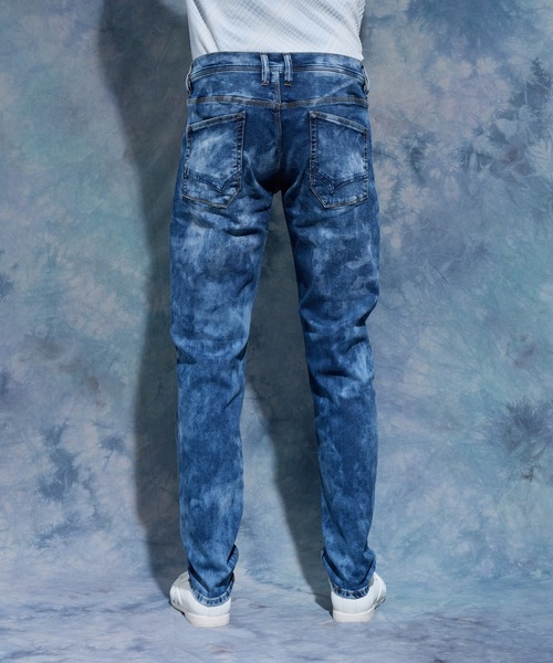 HIDEAWAYS NICOLE（ハイダウェイニコル）の「スキニーストレッチデニムパンツ（デニムパンツ・メンズ・オフホワイト/ブルー/ネイビー/インディゴブルー・SMALL/MEDIUM/LARGE/X-LARGE）」の18枚目の写真