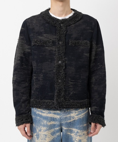 TAAKK(ターク)の「【TAAKK/ターク】SHORT DENIM JACKET(デニムジャケット・メンズ・ダークネイビー/グレー/ダークインディゴブルー・2/3)」の13枚目の写真