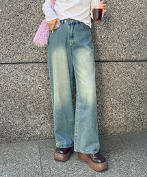 PILIT | オーバーダイデニムワイドパンツ(デニムパンツ)