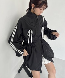 サイドラインリボンブルゾン