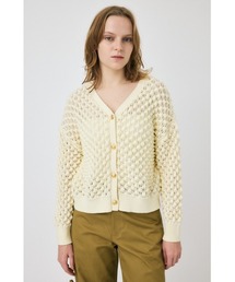 MOUSSY（マウジー）の「PEAK STITCH ニットカーディガン（カーディガン/ボレロ）」