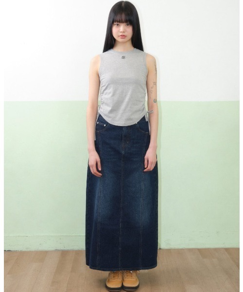 AMESWORLDWIDE（アメスワールドワイド）の「A'GEM/9 × .kom 『AMESWORLDWIDE/アメスワールドワイド』BASIC SMALL LOGO SLEEVELESS TEE /ベーシックスモールロゴスリーブレスTEE（タンクトップ・レディース・グレー/ブラック/ホワイト・FREE）」の11枚目の写真