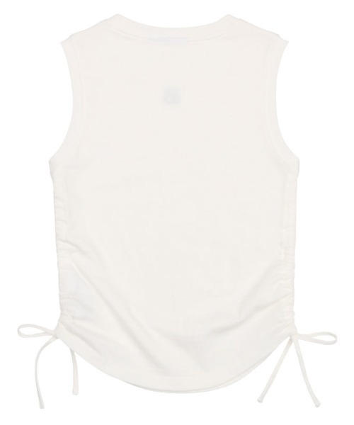 AMESWORLDWIDE（アメスワールドワイド）の「A'GEM/9 × .kom 『AMESWORLDWIDE/アメスワールドワイド』BASIC SMALL LOGO SLEEVELESS TEE /ベーシックスモールロゴスリーブレスTEE（タンクトップ・レディース・グレー/ブラック/ホワイト・FREE）」の18枚目の写真