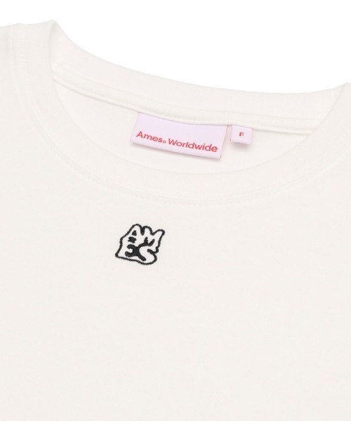 AMESWORLDWIDE（アメスワールドワイド）の「A'GEM/9 × .kom 『AMESWORLDWIDE/アメスワールドワイド』BASIC SMALL LOGO SLEEVELESS TEE /ベーシックスモールロゴスリーブレスTEE（タンクトップ・レディース・グレー/ブラック/ホワイト・FREE）」の19枚目の写真