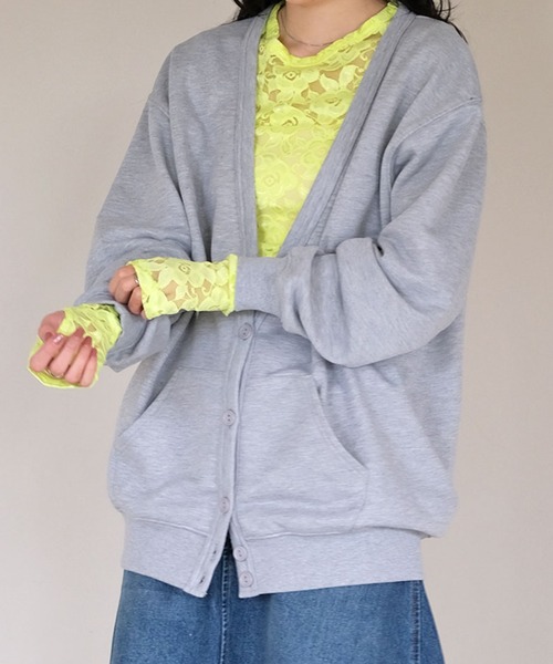 AKTE（アクテ）の「サムホールレーストップス（シャツ/ブラウス・レディース・イエロー/ホワイト・FREE）」の16枚目の写真