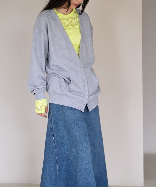 AKTE（アクテ）の「サムホールレーストップス（シャツ/ブラウス・レディース・イエロー/ホワイト・FREE）」の14枚目の写真