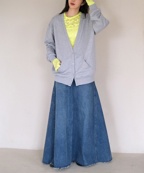 AKTE（アクテ）の「サムホールレーストップス（シャツ/ブラウス・レディース・イエロー/ホワイト・FREE）」の17枚目の写真