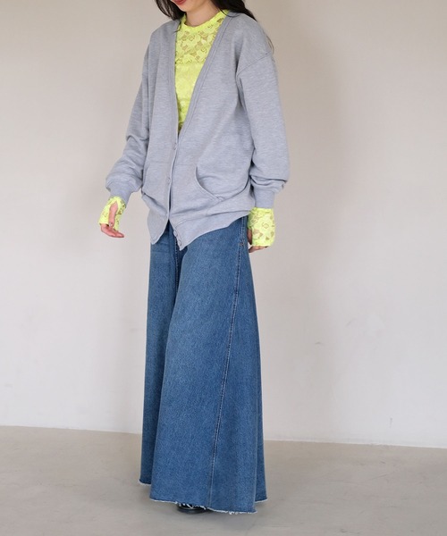 AKTE（アクテ）の「サムホールレーストップス（シャツ/ブラウス・レディース・イエロー/ホワイト・FREE）」の18枚目の写真