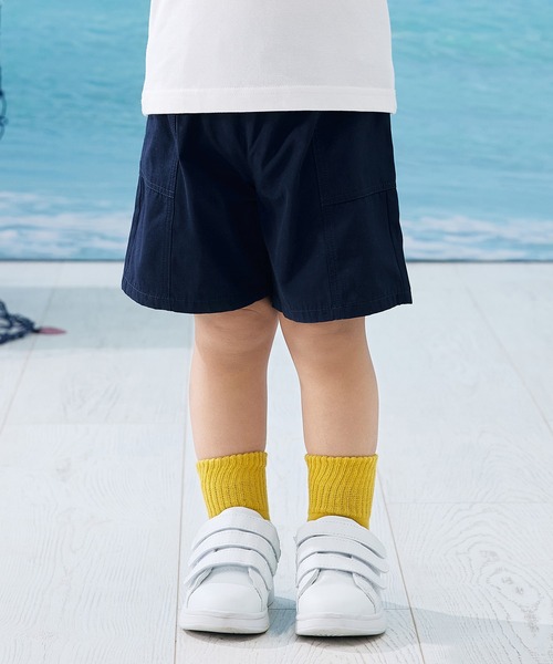 combimini（コンビミニ）の「かろやかダンプショートパンツ（その他パンツ・キッズ・ブラウン/マスタード/ネイビー・80/90/100/110/120）」の2枚目の写真