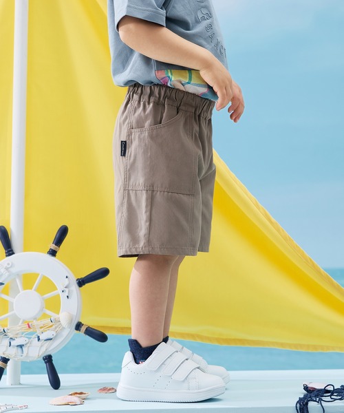 combimini（コンビミニ）の「かろやかダンプショートパンツ（その他パンツ・キッズ・ブラウン/マスタード/ネイビー・80/90/100/110/120）」の18枚目の写真