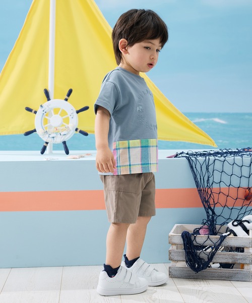 combimini（コンビミニ）の「かろやかダンプショートパンツ（その他パンツ・キッズ・ブラウン/マスタード/ネイビー・80/90/100/110/120）」の7枚目の写真