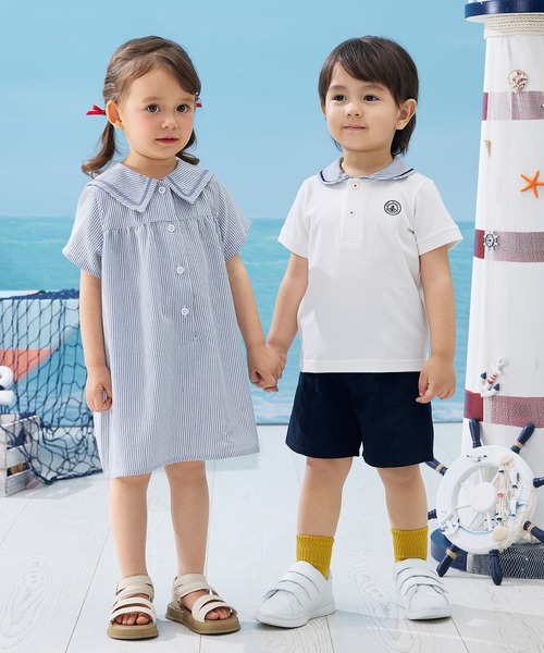 combimini（コンビミニ）の「かろやかダンプショートパンツ（その他パンツ・キッズ・ブラウン/マスタード/ネイビー・80/90/100/110/120）」の8枚目の写真