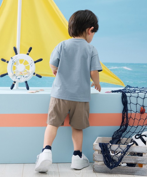 combimini（コンビミニ）の「かろやかダンプショートパンツ（その他パンツ・キッズ・ブラウン/マスタード/ネイビー・80/90/100/110/120）」の11枚目の写真