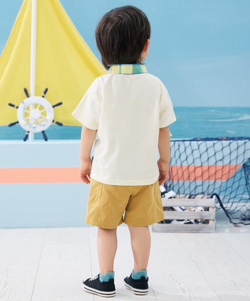 combimini（コンビミニ）の「かろやかダンプショートパンツ（その他パンツ・キッズ・ブラウン/マスタード/ネイビー・80/90/100/110/120）」の13枚目の写真