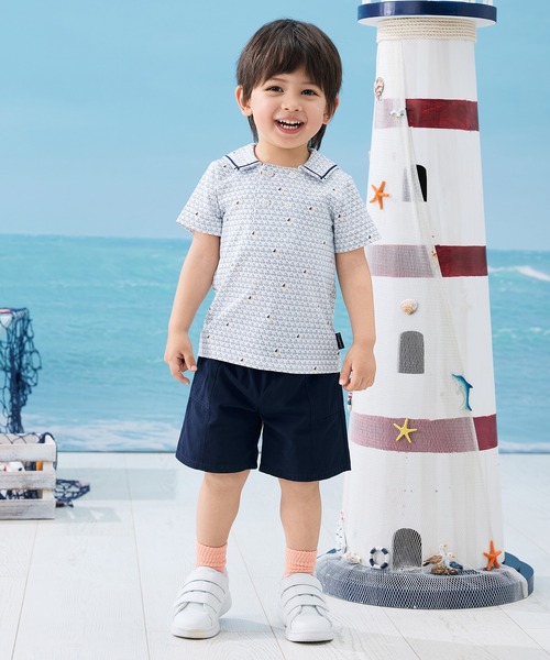 combimini（コンビミニ）の「かろやかダンプショートパンツ（その他パンツ・キッズ・ブラウン/マスタード/ネイビー・80/90/100/110/120）」の15枚目の写真