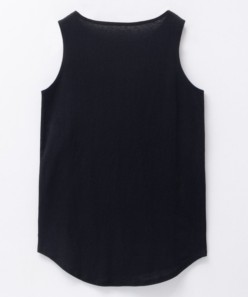 NAVY（ネイビー）の「【 綿100% 】NAVY ベーシック ロングタンクトップ（タンクトップ・レディース・ブラック/チャコールグレー/オフホワイト・M/L）」の7枚目の写真