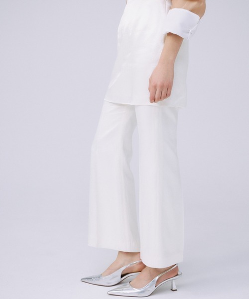 JOSE MOON(ジョゼムーン)の「SKIRT PANTS/スカートパンツ(スラックス・レディース・ブラック/ホワイト・38/36)」の11枚目の写真