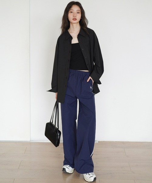 LE SSERAFIM POPUP MARCH トラックパンツ Lサイズ サイドライントラックパンツ EM25s015【EIGHTHMONTH】（その他