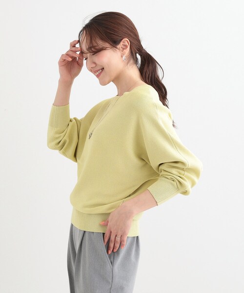 DRESKIP(ドレスキップ)の「【S-LL】さりげないキラッと感。ラメドルマンニット(ニット/セーター・レディース・ゴールド/グリーン系/シルバー/イエロー系その他/ベビーピンク・01/02/03/04)」の12枚目の写真