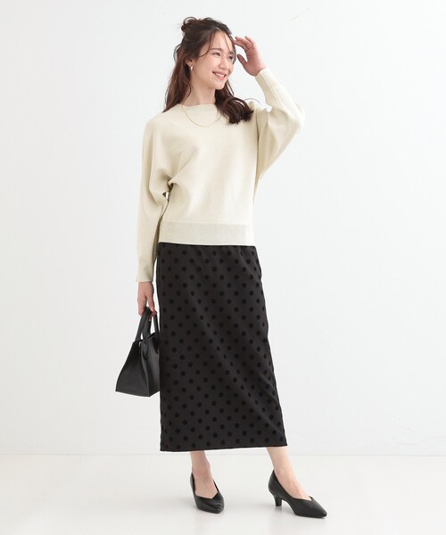 DRESKIP(ドレスキップ)の「【S-LL】さりげないキラッと感。ラメドルマンニット(ニット/セーター・レディース・ゴールド/グリーン系/シルバー/イエロー系その他/ベビーピンク・01/02/03/04)」の17枚目の写真