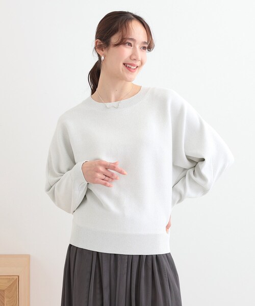 DRESKIP(ドレスキップ)の「【S-LL】さりげないキラッと感。ラメドルマンニット(ニット/セーター・レディース・ゴールド/グリーン系/シルバー/イエロー系その他/ベビーピンク・01/02/03/04)」の19枚目の写真