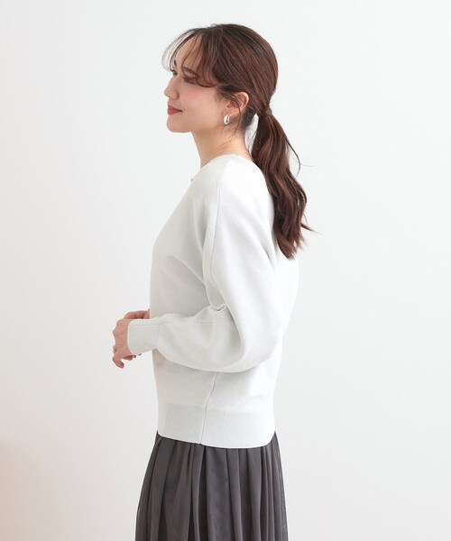 DRESKIP(ドレスキップ)の「【S-LL】さりげないキラッと感。ラメドルマンニット(ニット/セーター・レディース・ゴールド/グリーン系/シルバー/イエロー系その他/ベビーピンク・01/02/03/04)」の20枚目の写真