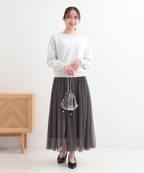 DRESKIP(ドレスキップ)の「【S-LL】さりげないキラッと感。ラメドルマンニット(ニット/セーター・レディース・ゴールド/グリーン系/シルバー/イエロー系その他/ベビーピンク・01/02/03/04)」の21枚目の写真