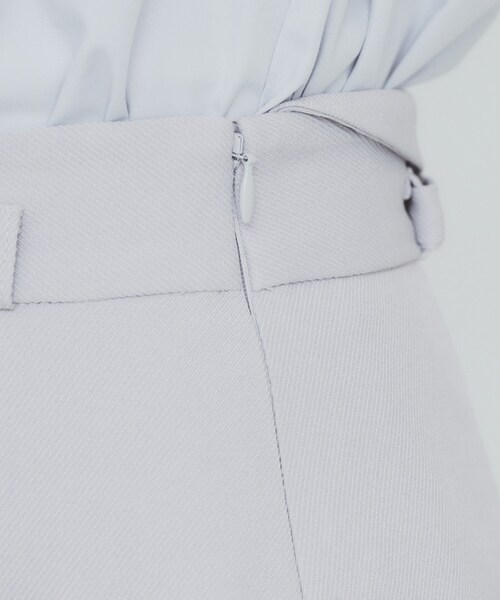 index（インデックス）の「Aラインラップスカート【洗濯機洗い可/イージーアイロン/防シワ】（スカート・レディース・チャコールグレー/ライトグレー/ライトベージュ・42/36/38/40）」の20枚目の写真