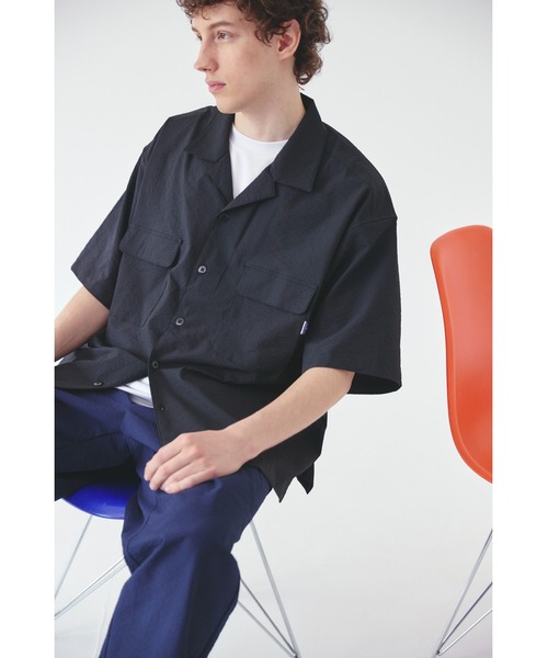 セール】【THOUSAND MILE】SHORT SLEEVE SHIRT SEERSUCKER