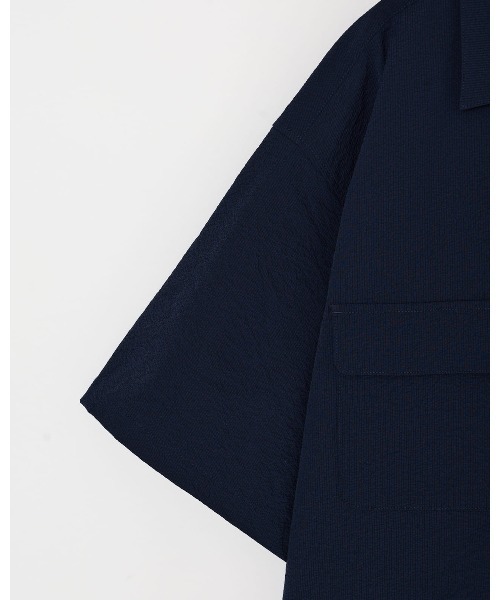 セール】【THOUSAND MILE】SHORT SLEEVE SHIRT SEERSUCKER