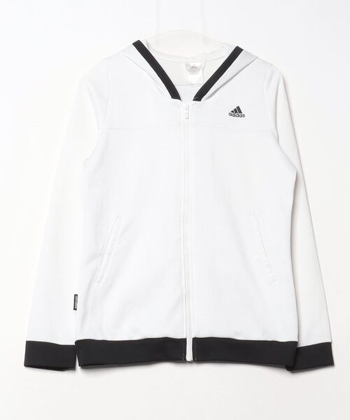adidas ジップアップジャケット ホワイト adidas ホワイト ジップアップジャケット