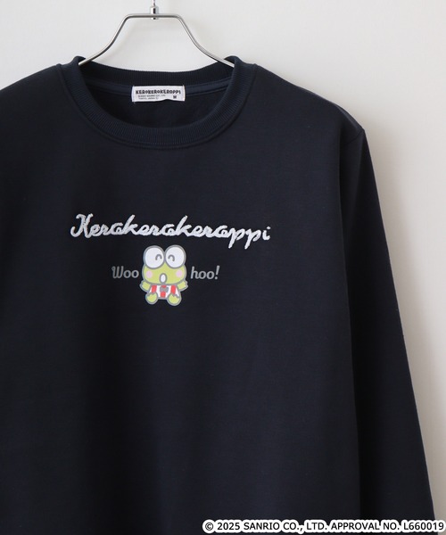 sanrio(サンリオ)の「サンリオキャラクターズ裏起毛トレーナー(スウェット・メンズ・ネイビー/グリーン/レッド/オフホワイト/チャコール/ホワイト系その他/ブルー/杢グレー/ピンクベージュ/オートミール/ラベンダー/ブラック/ブラック系/ブラック系1/ブラック系2/ブラック系3/アイボリー系/アイボリー系1/ネイビー系/ネイビー系2/ネイビー系3/グレー系・LL/M/L)」の17枚目の写真