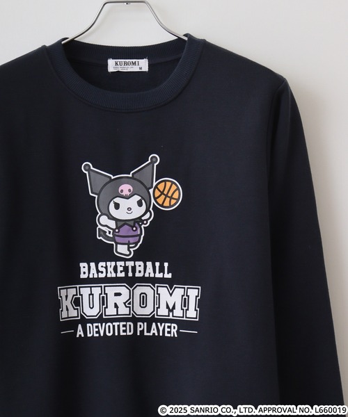 sanrio(サンリオ)の「サンリオキャラクターズ裏起毛トレーナー(スウェット・メンズ・ネイビー/グリーン/レッド/オフホワイト/チャコール/ホワイト系その他/ブルー/杢グレー/ピンクベージュ/オートミール/ラベンダー/ブラック/ブラック系/ブラック系1/ブラック系2/ブラック系3/アイボリー系/アイボリー系1/ネイビー系/ネイビー系2/ネイビー系3/グレー系・LL/M/L)」の1枚目の写真