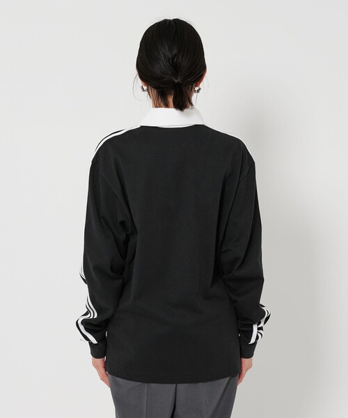 adidas Originals(アディダスオリジナルス)の「<adidas Originals>ラグビーポロシャツ(Tシャツ/カットソー・レディース・ブラック・S)」の7枚目の写真