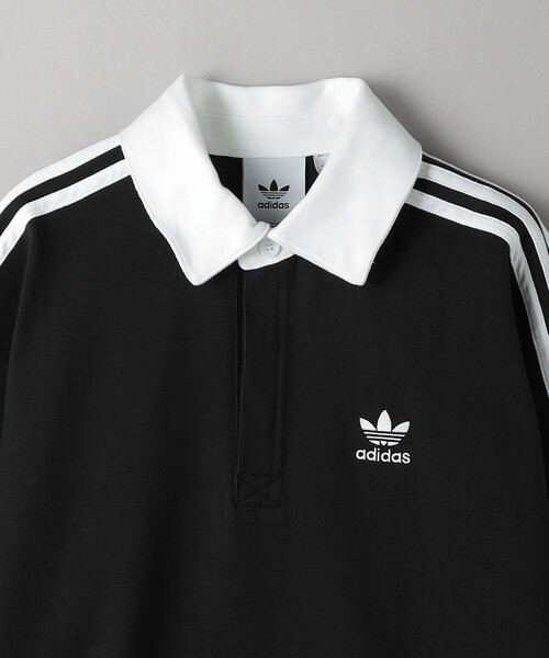 adidas Originals(アディダスオリジナルス)の「<adidas Originals>ラグビーポロシャツ(Tシャツ/カットソー・レディース・ブラック・S)」の10枚目の写真