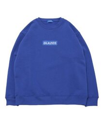 【大人向けサイズあり】【毛玉になりにくい】裏起毛・ボックス刺繍ロゴトレーナー