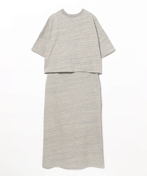 B:MING by BEAMS（ビーミングバイビームス）の「ミニ 裏毛 セットアップ（S～M） 25SS（ワンピース・レディース・ネイビー/ライトグレー・MEDIUM/SMALL）」の21枚目の写真