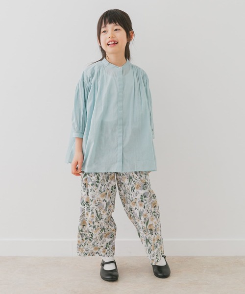 URBAN RESEARCH DOORS(アーバンリサーチドアーズ)の「『親子リンク』コットンボイルギャザーブラウス(KIDS)(シャツ/ブラウス・キッズ・ミント/ネイビー/イエロー/ピンク・105/120/135)」の16枚目の写真