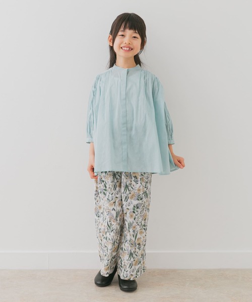 URBAN RESEARCH DOORS(アーバンリサーチドアーズ)の「『親子リンク』コットンボイルギャザーブラウス(KIDS)(シャツ/ブラウス・キッズ・ミント/ネイビー/イエロー/ピンク・105/120/135)」の17枚目の写真