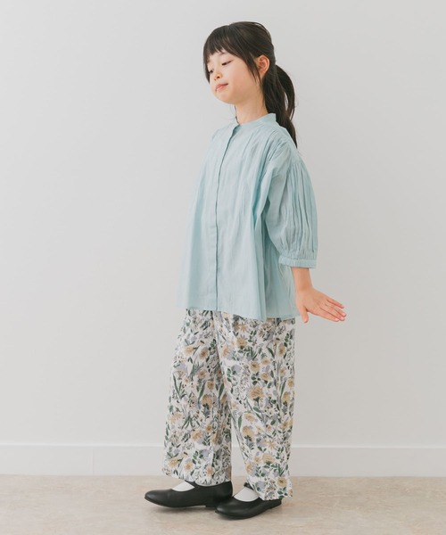 URBAN RESEARCH DOORS(アーバンリサーチドアーズ)の「『親子リンク』コットンボイルギャザーブラウス(KIDS)(シャツ/ブラウス・キッズ・ミント/ネイビー/イエロー/ピンク・105/120/135)」の19枚目の写真