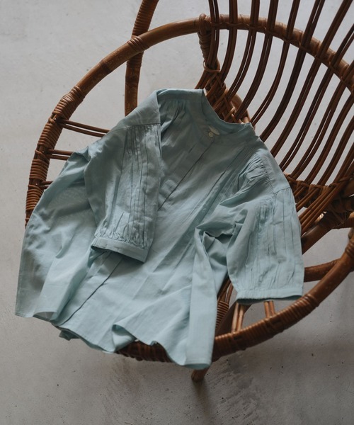 URBAN RESEARCH DOORS(アーバンリサーチドアーズ)の「『親子リンク』コットンボイルギャザーブラウス(KIDS)(シャツ/ブラウス・キッズ・ミント/ネイビー/イエロー/ピンク・105/120/135)」の21枚目の写真