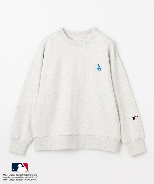 ANY(エニィ)の「MLB/メジャーリーグベースボール クルーネックスウェット(Tシャツ/カットソー・レディース・ライトグレー系/ホワイト系/ネイビー系・4)」の14枚目の写真