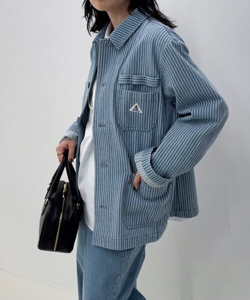 GEVACO（ゲバコ）の「【GEVACO/ゲバコ】《セットアップ対応》カバーオールジャケット（カバーオール・レディース・ブルー系その他2/ブルー系その他・38）」の17枚目の写真