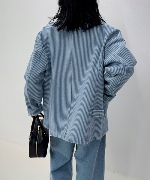 GEVACO（ゲバコ）の「【GEVACO/ゲバコ】《セットアップ対応》カバーオールジャケット（カバーオール・レディース・ブルー系その他2/ブルー系その他・38）」の20枚目の写真